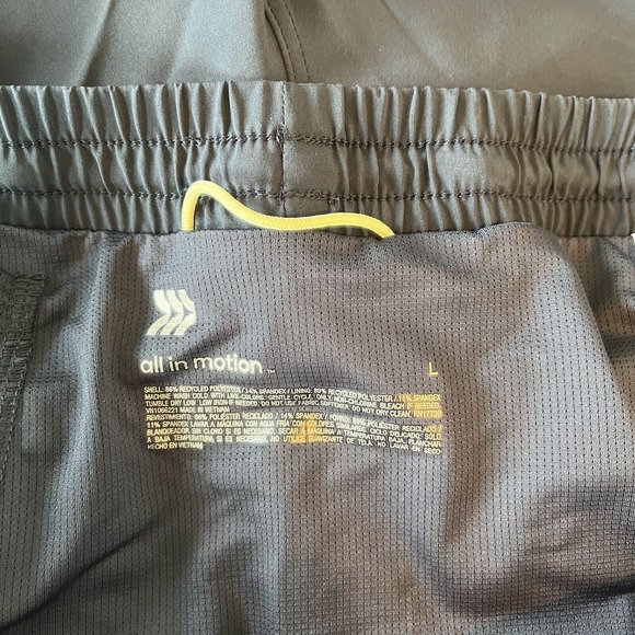 All In Motion Shorts Blue High Rise Lightweight Moisture Wicking Womens Size XL - Picture 5 of 10